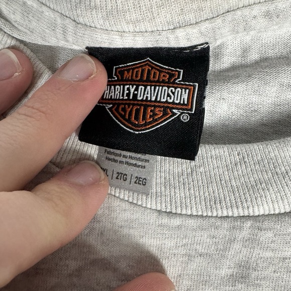 Harley-Davidson Men's Switch Shield Crew-Neck Long Sleeve Shirt Lakeland 2XL - Picture 2 of 7